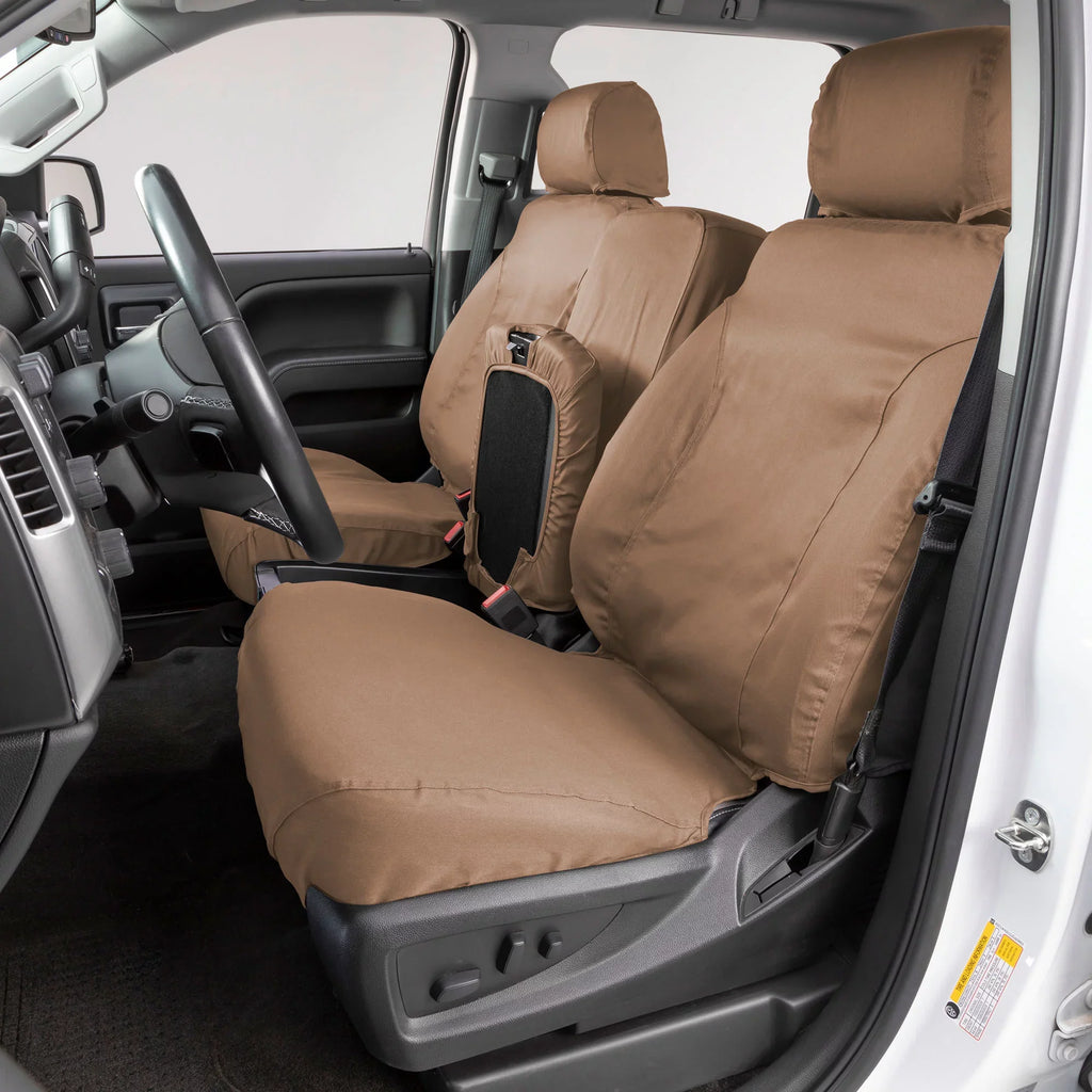 Seat Fit 2013-2014 F150 SUPER CAB, Models Custom for Cover F150 Row select: Covercraft SeatSaver - Front Select Fits (Tan) 2011-2012 Polycotton F-150