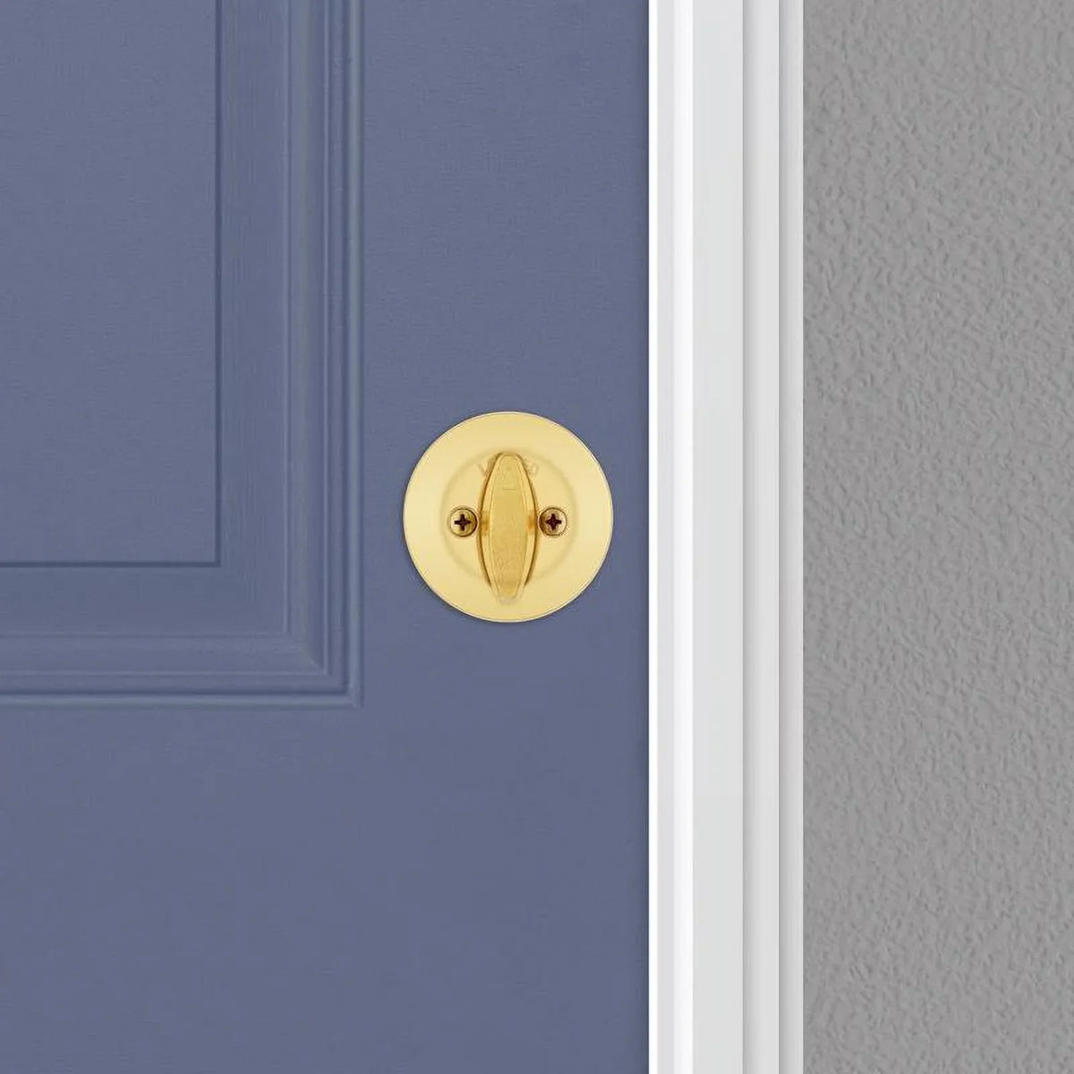 Quantity 1 CP Brass 3 K6 Polished Kwikset Deadbolt, SMT RCS 660 Security RCAL - Single-Cylinder