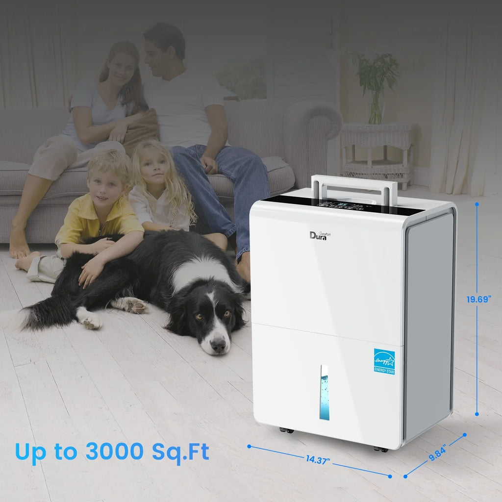 3000 to Dehumidifiers 2012 Standard) Pint Basement,up Sq.ft WIFI DuraComfort DOE 35 for Dehumidifier with Pint (50