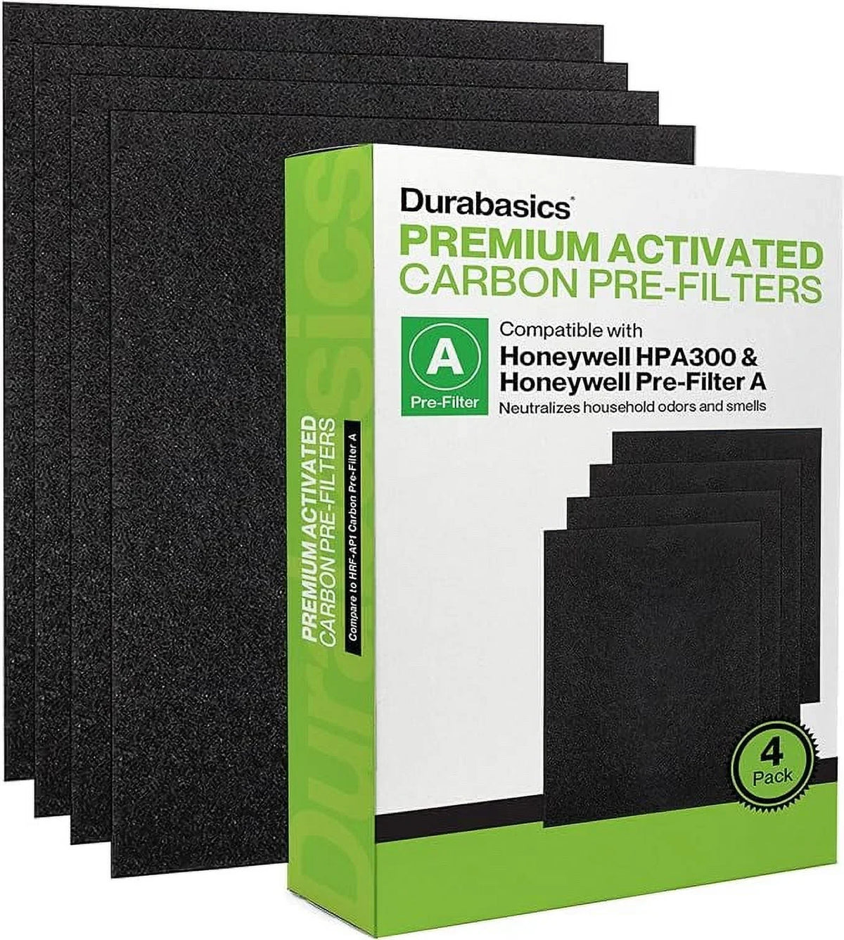 HPA300 Pre-Filters Filter for HRF-AP1-4 Honeywell A, Replacement, Air Prefilter Durabasics Prefilter Honeywell Pack A, Honeywell Filters, Filter Honeywell Replacement for Honeywell Pre Purifier,