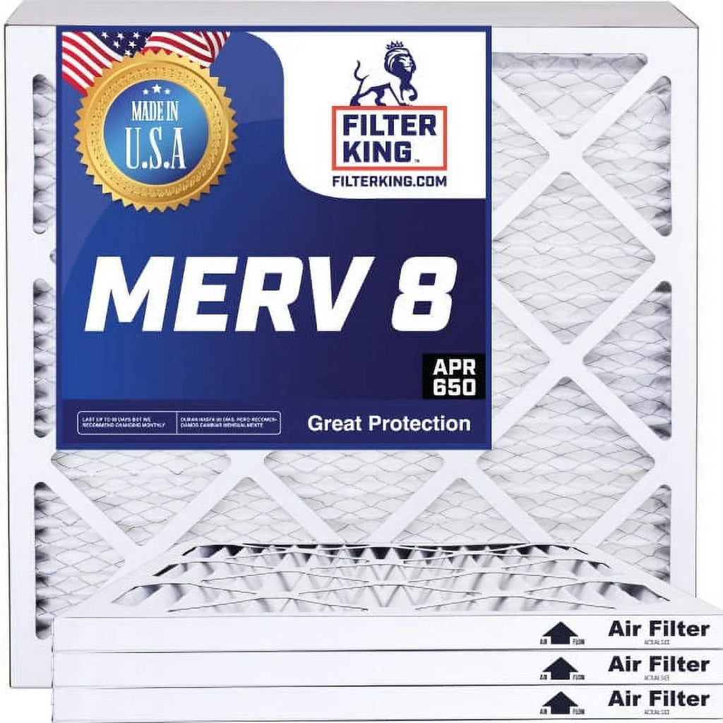 8 A/C x 21.5 Pleated 21.5x17.5x1 x dimension: HVAC | | Filters | 17.5 IN Furnace Filter USA Filter Air 4-PACK MERV .75" | MADE Actual King