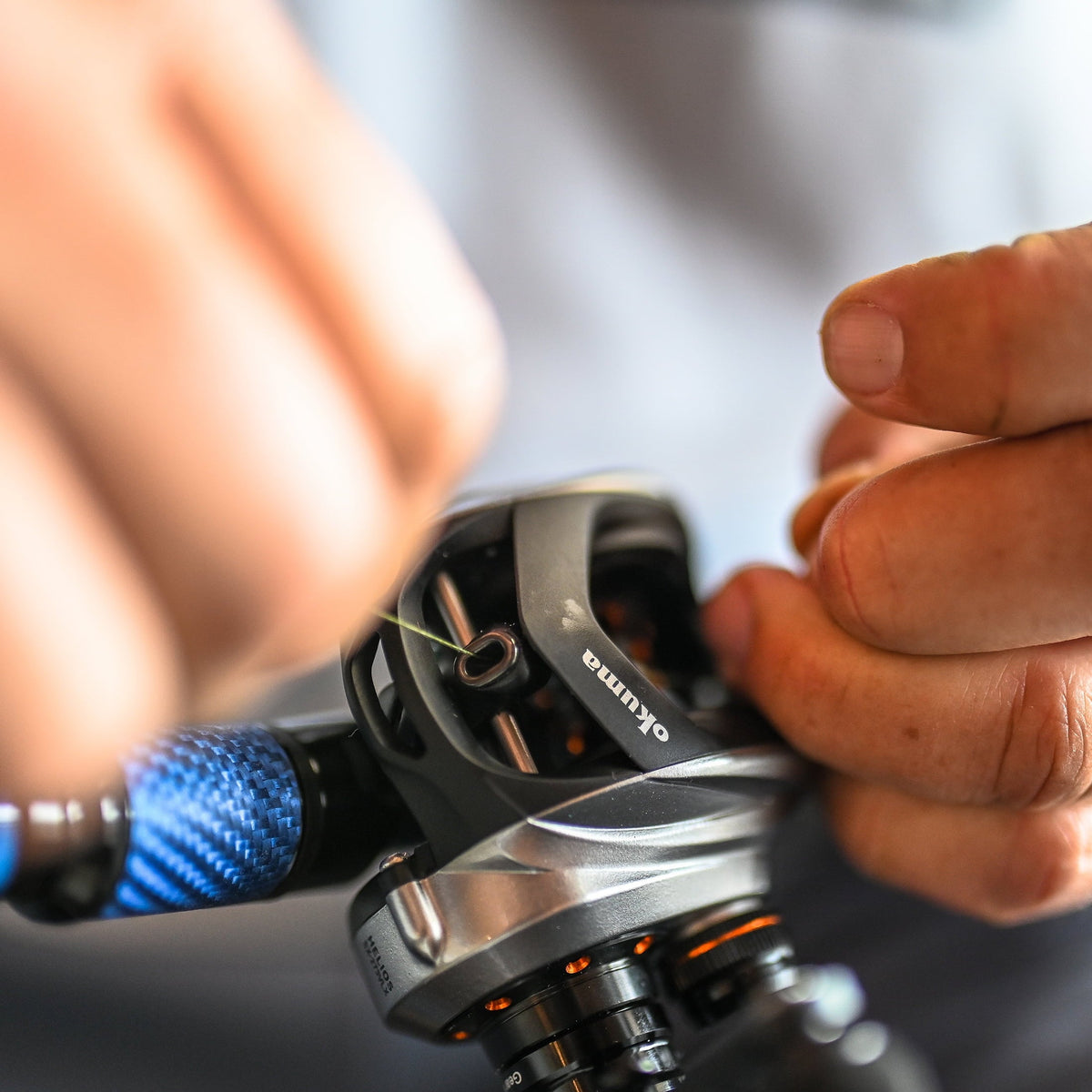 Retrieval Spin SX Fishing 9.2in Reel Ratio 5.0:1 Helios Okuma Line
