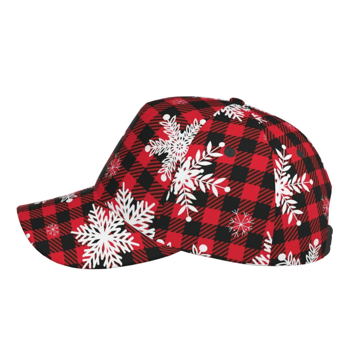 Plaid) Balery Buffalo Cap for Workouts Seasons exterior dimension On Baseball Dad Running A and All Hat(Snowflakes Activities Adjustable
