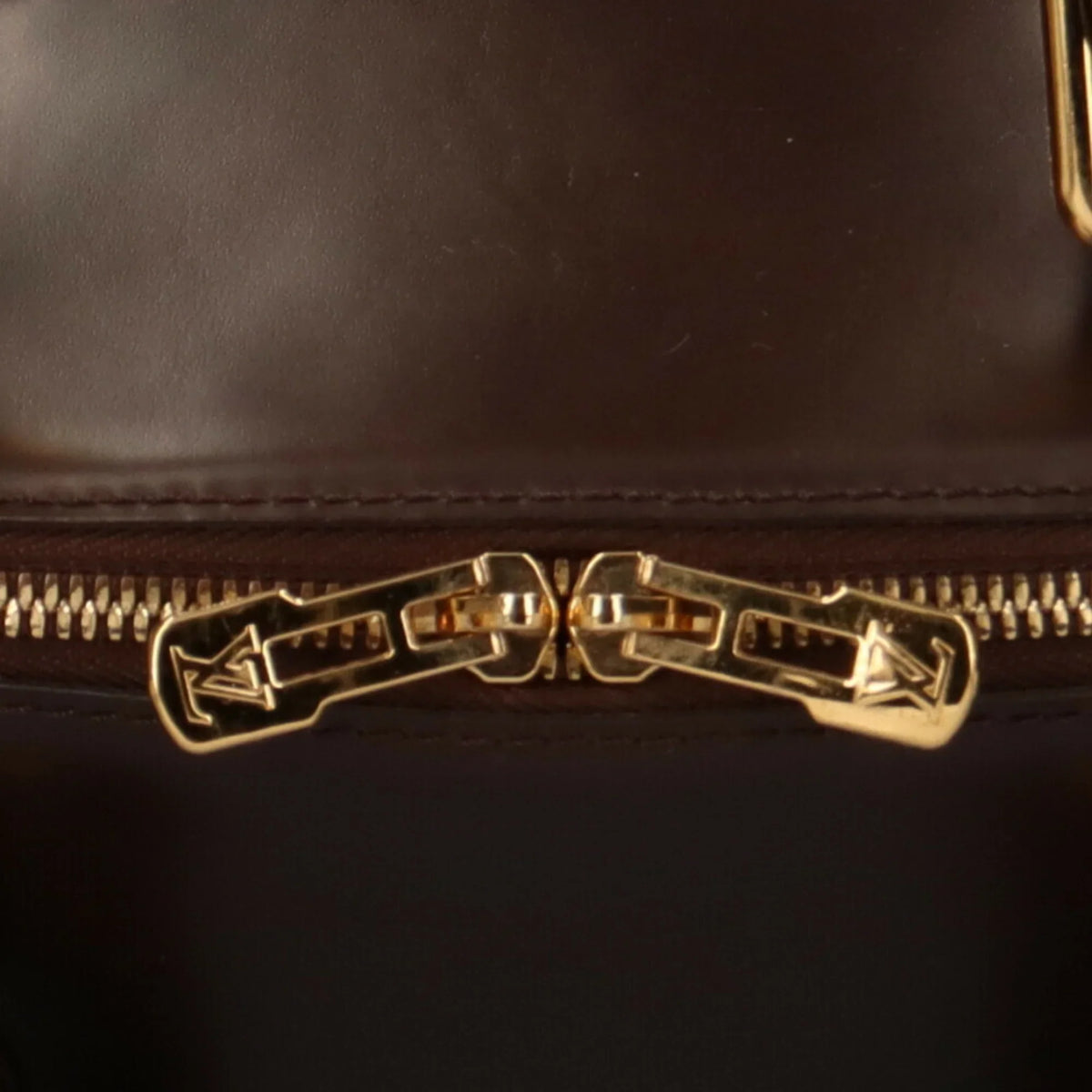 Shoulder Damier Brown Canvas Authenticated Verona MM Bag Women's Used