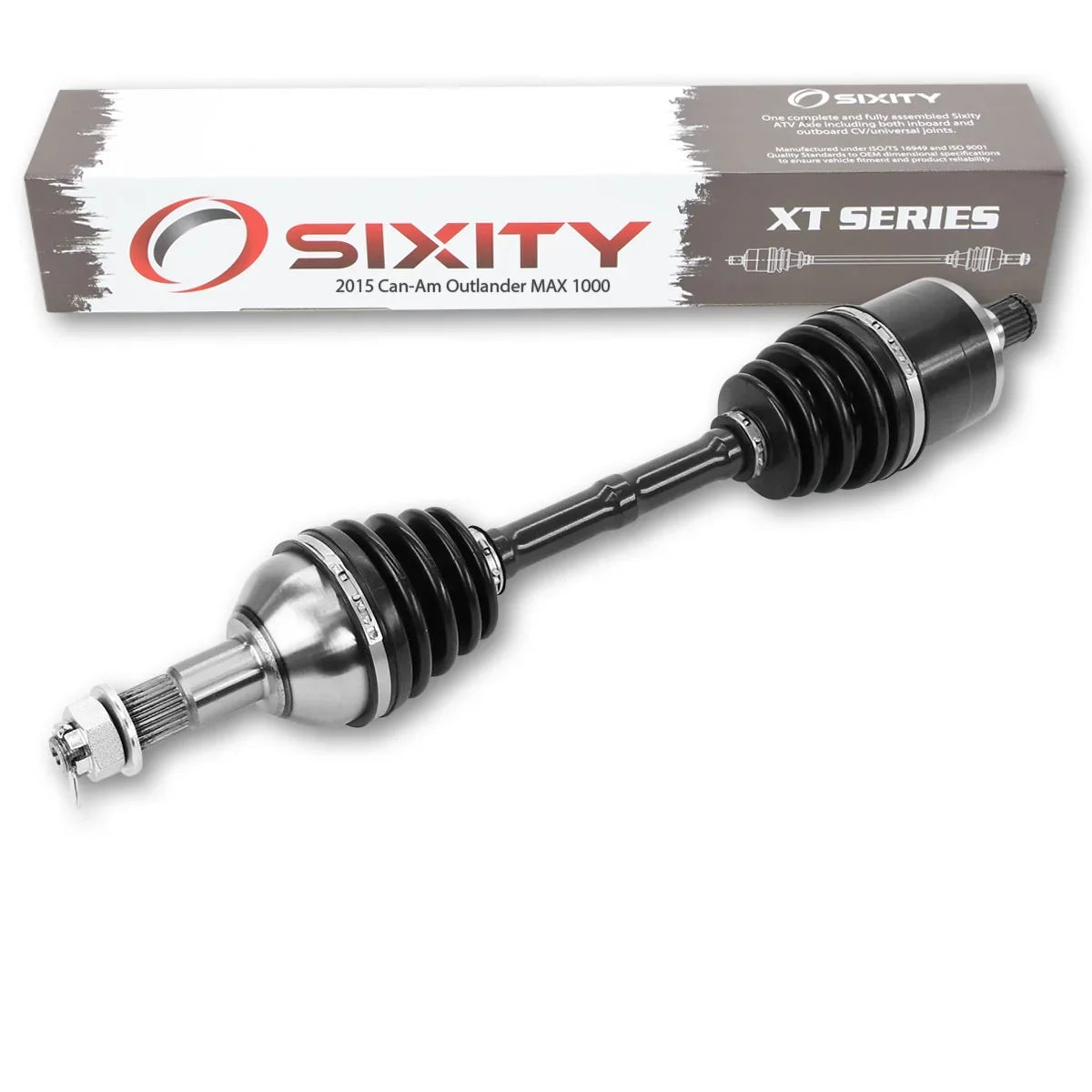 2015 with Axle Can-Am Left EFI Sixity MAX Rear compatible - 4X4 Outlander XT 1000
