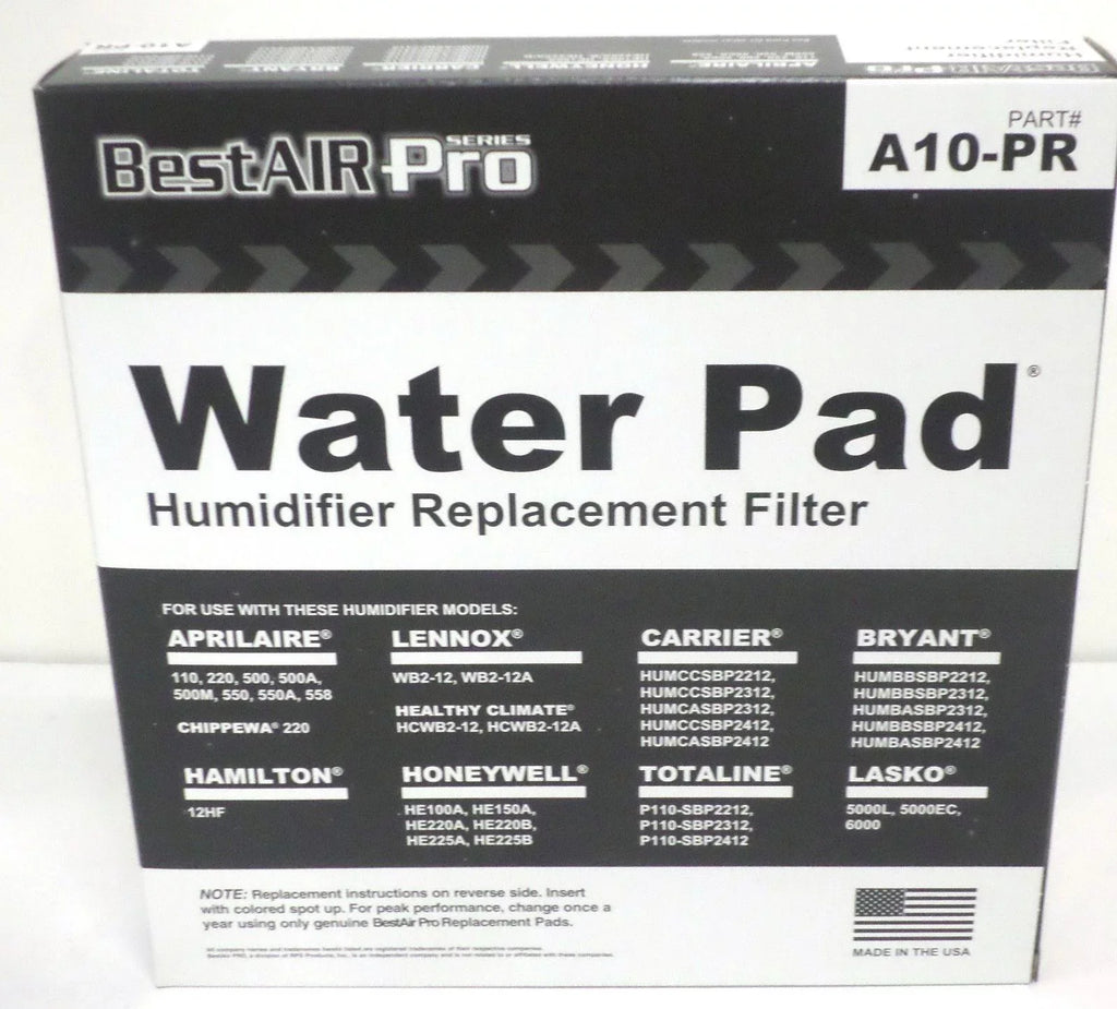 1.75" x Pad, Vapor GA10 x GeneralAire 10.25" 10"