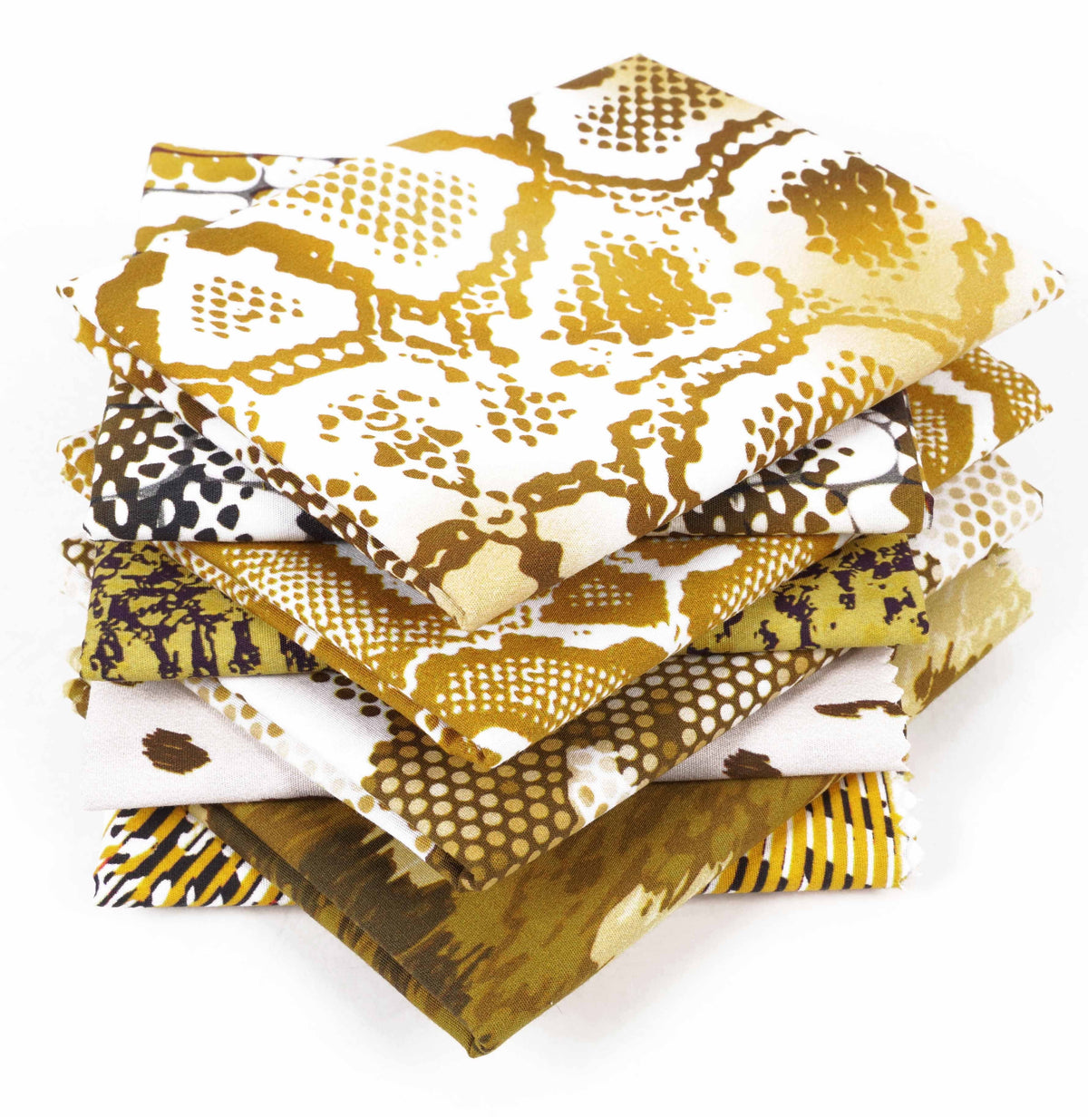 Fabric -Animal Patchwork-100% (Yellow) 22"DIY Fat 18"x SkinPrint Quarter Quilting Bundle CottonPre-Cut Soimoi Pc 8