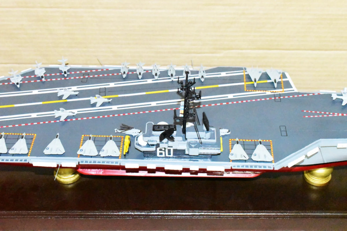Model,Mahogany,Forrestal Saratoga USS Carrier Model,Navy,Scale Aircraft CV-60 Class