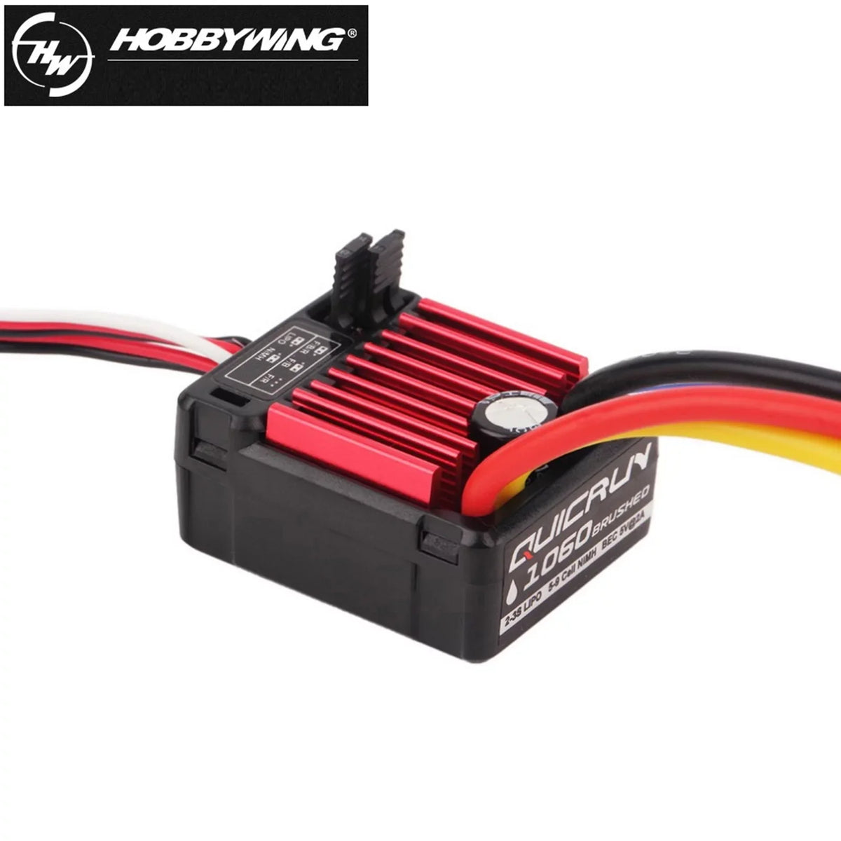 Speed 1060 1/10 60A Brushed for Electronic Controller QuicRun Pinnaco Car HobbyWing ESC RC