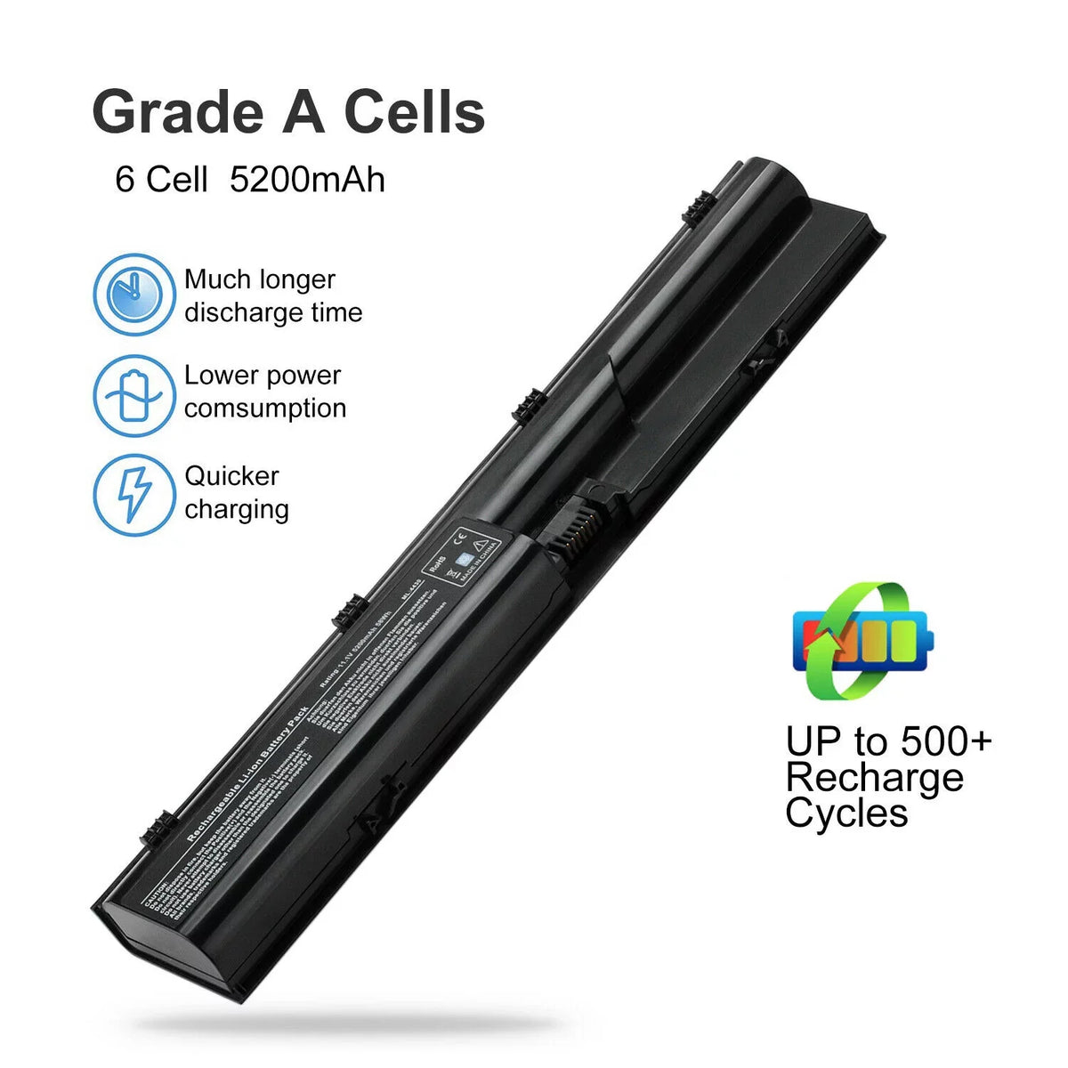 QK646AA HP 4545S 4540S 4530S ProBook 4535S QK646UT 4330S for Battery 4440S 4430S