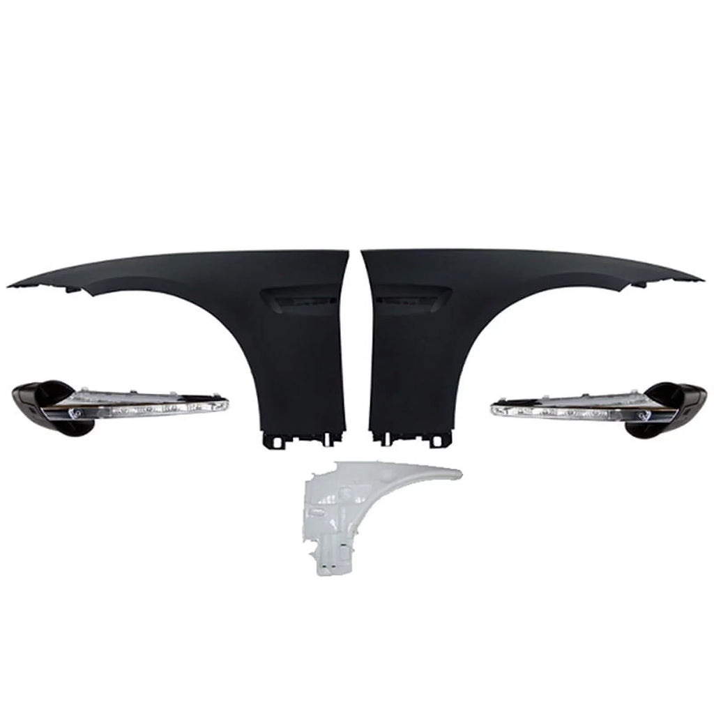 Ikon With Complete Motorsports Vent Front Conversion Fender E92 2Dr Compatible with Signal 07-13 LED M3 Side