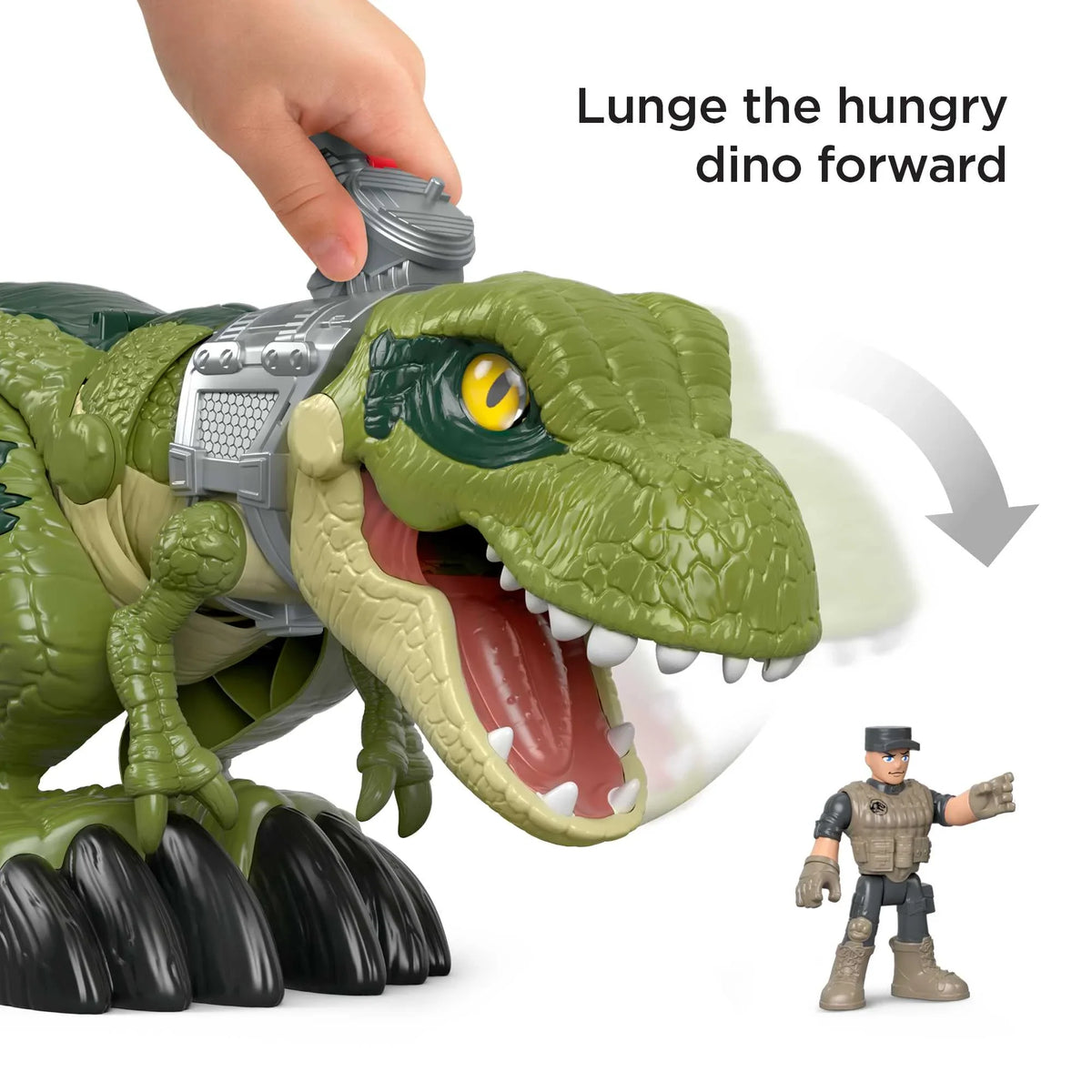 Mouth T.Rex World Mega Imaginext Jurassic Playset Dinosaur