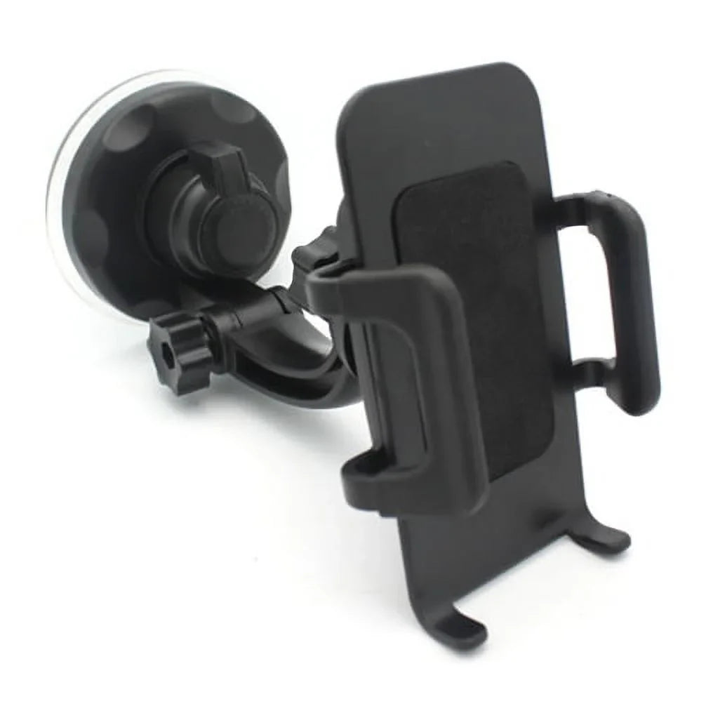 Rotating Windshield Galaxy Suction J3 Holder S5 Mount Turbo Dock Phone Droid Edge Droid Window 5, D8 Cradle J5 S6 S7 - Car Note Moto 4 Force 2, Swivel for Edge+ Black J7, Droid Z Motorola