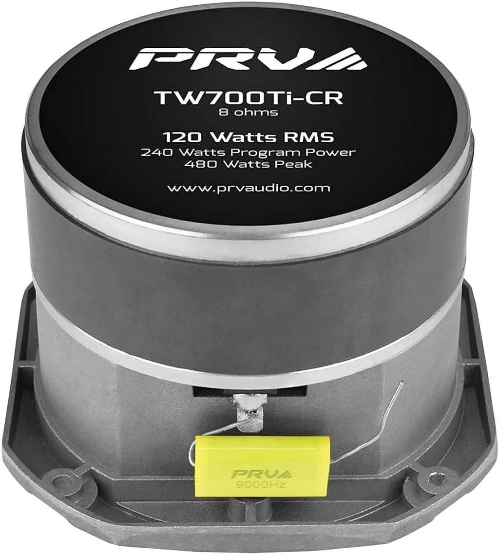 RMS 120 TW700Ti-CR Super Watts PRV Ohm 8 Single 4" Pro Tweeter Audio