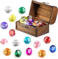 Treasure Set PUBGAMER Pirate Throw with 15 Toy Swimming Gem Gem Gift Colorful Diving Big Training Box Chest Diamond Underwater Toy Dive Big Toy Pool Diving Set