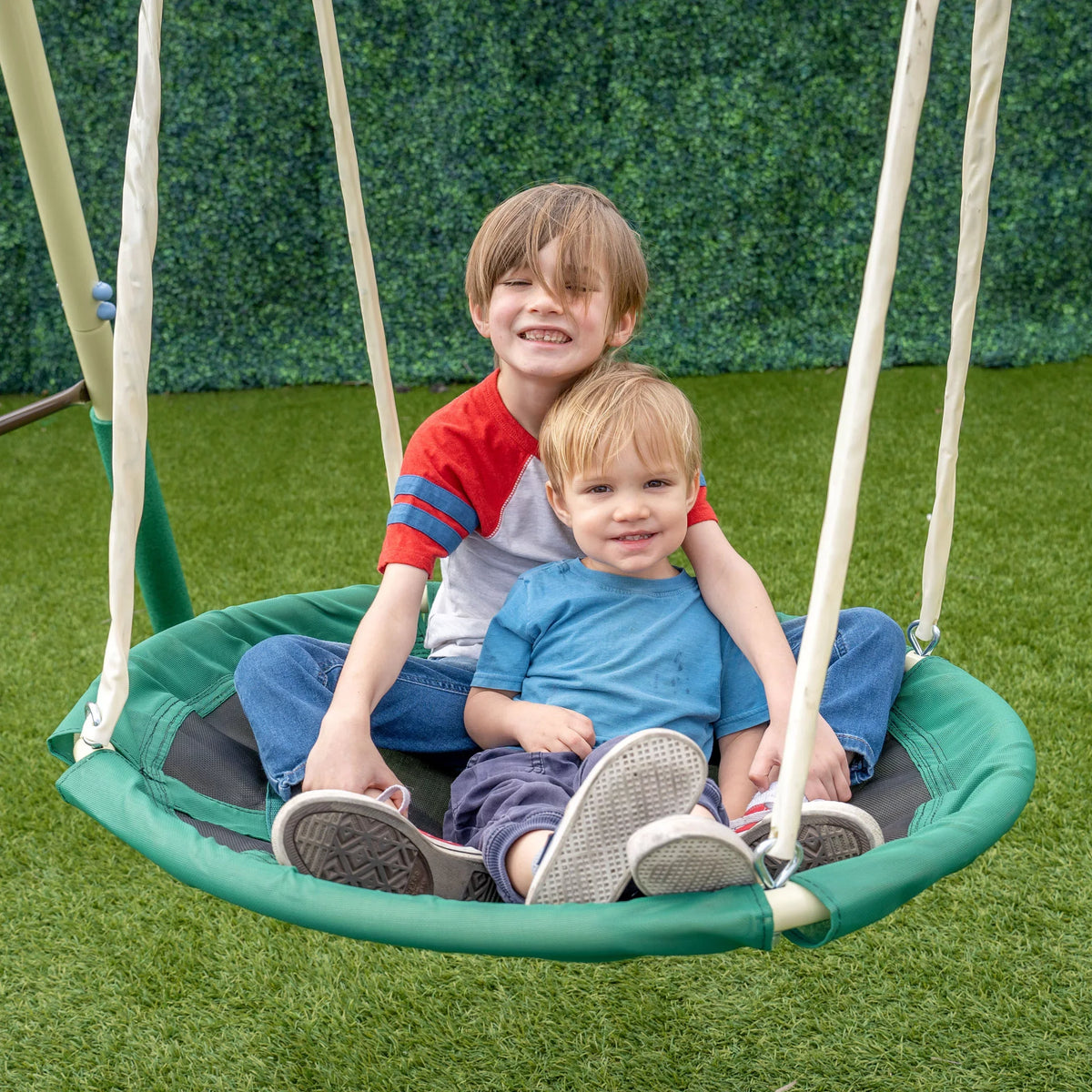 Swing, Sportspower Warranty Swing Molded and Blow Slide, with Kit Super Saucer Saucer on Metal Anchor Set Padded BONUS Lifetime