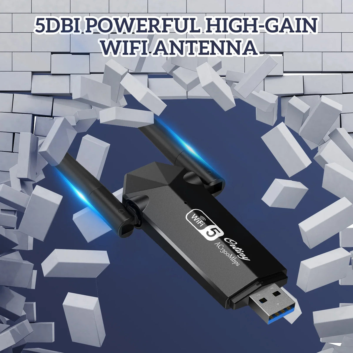 for for 1300Mbps Supports Wireless Windows WiFi USB WiFi Dongle Adapter Ortiny Network Adapter Wireless PC, Laptop Desktop Adapter, Dual 11/10/8/7, Band USB Dual Mac OS 5G/2.4G Band 10.9-10.15 WiFi