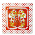 Women's Multicolor (Good) Carre Hermes 90 HERMES BRIDES Pre-Owned Silk de Muffler GALA Scarf Bridle Ceremony White Horse