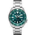 Watch 5 Steel Date Seiko Sports Stainless Men's SRPD61 Dial Green Automatic Day