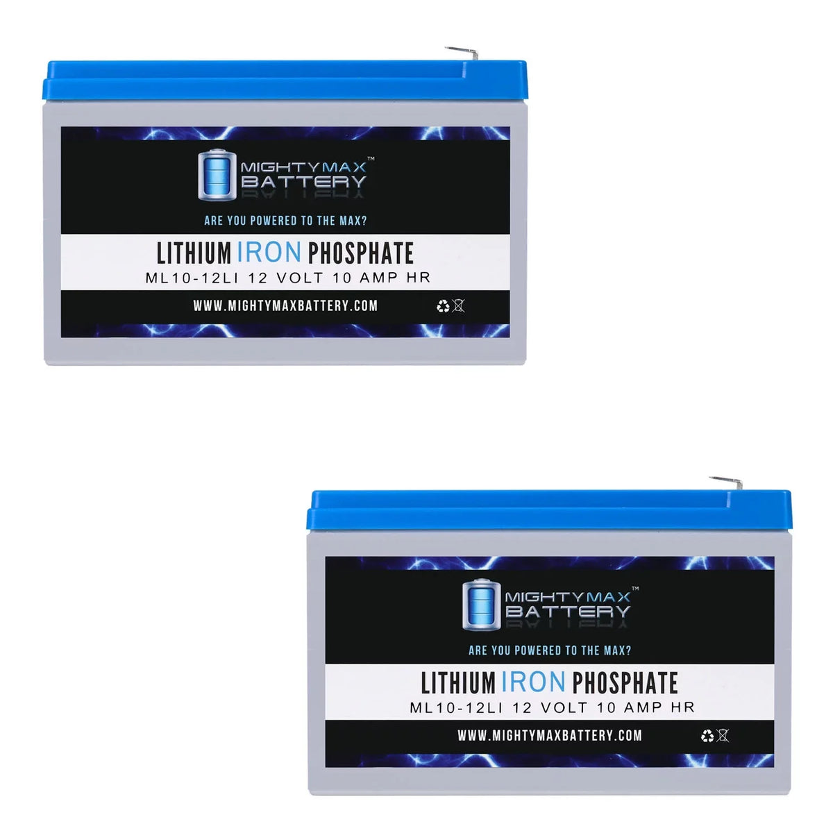 12V Dynacell 2 Compatible WP6.512 10AH Battery Replacement Pack with Lithium -