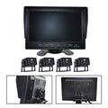 Recorder Video View for RV 7" Backup Truck B Bus+4 Camera Driving DVR Monitor Rear