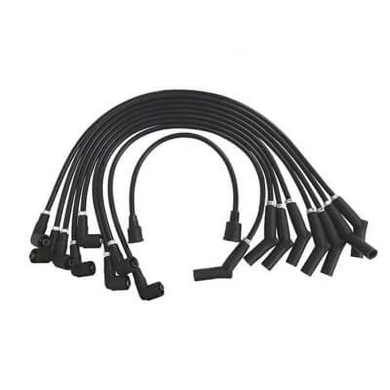 select: Scott Drake Wires 1966-1973 C5OZ-12259-BK8 MUSTANG 8mm Ignition Black 289-302 Logo Fits