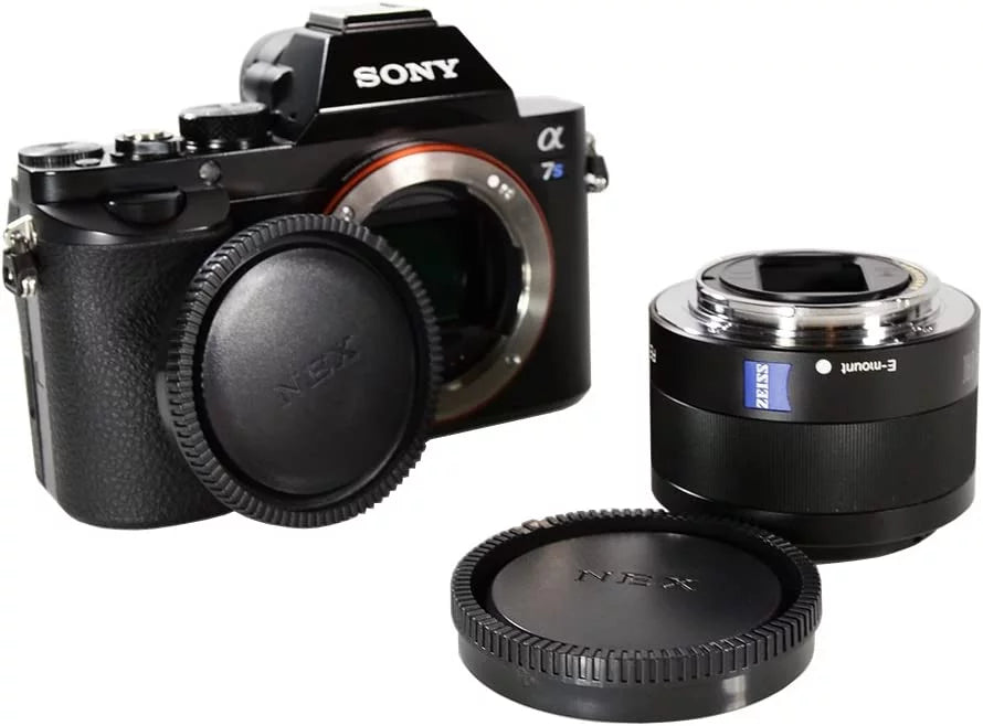 E-Mount A9 Set Camera III Rear A7II,III A7R Cover NEX A7 CamDesign Len with A7S Cap & A7R Compatible Cameras Body