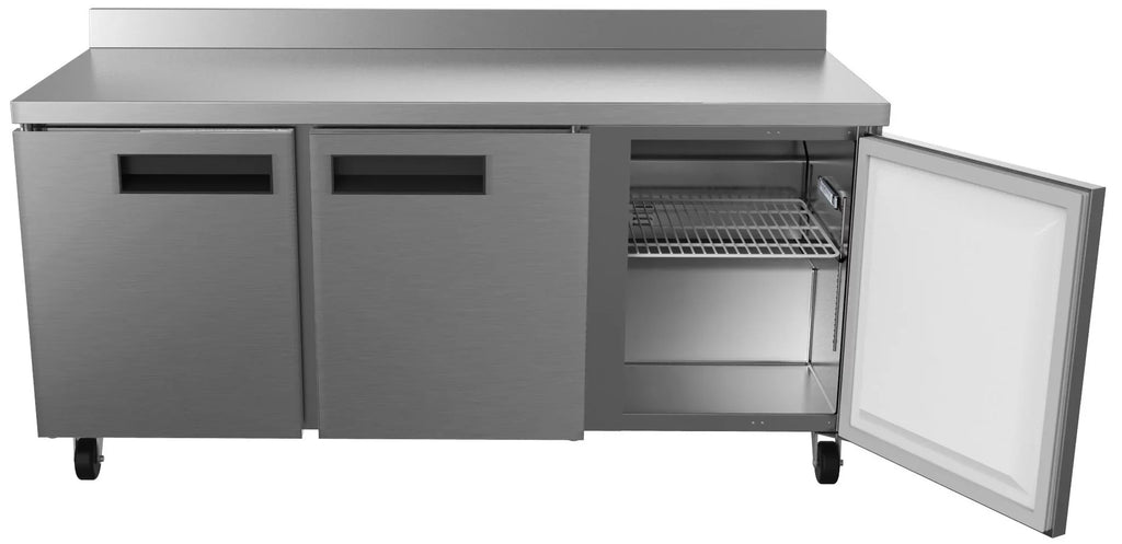 Cu. Refrigerator in. ft. in 72 Worktop Commercial 16.9 Three Steel, Stainless Door KoolMore
