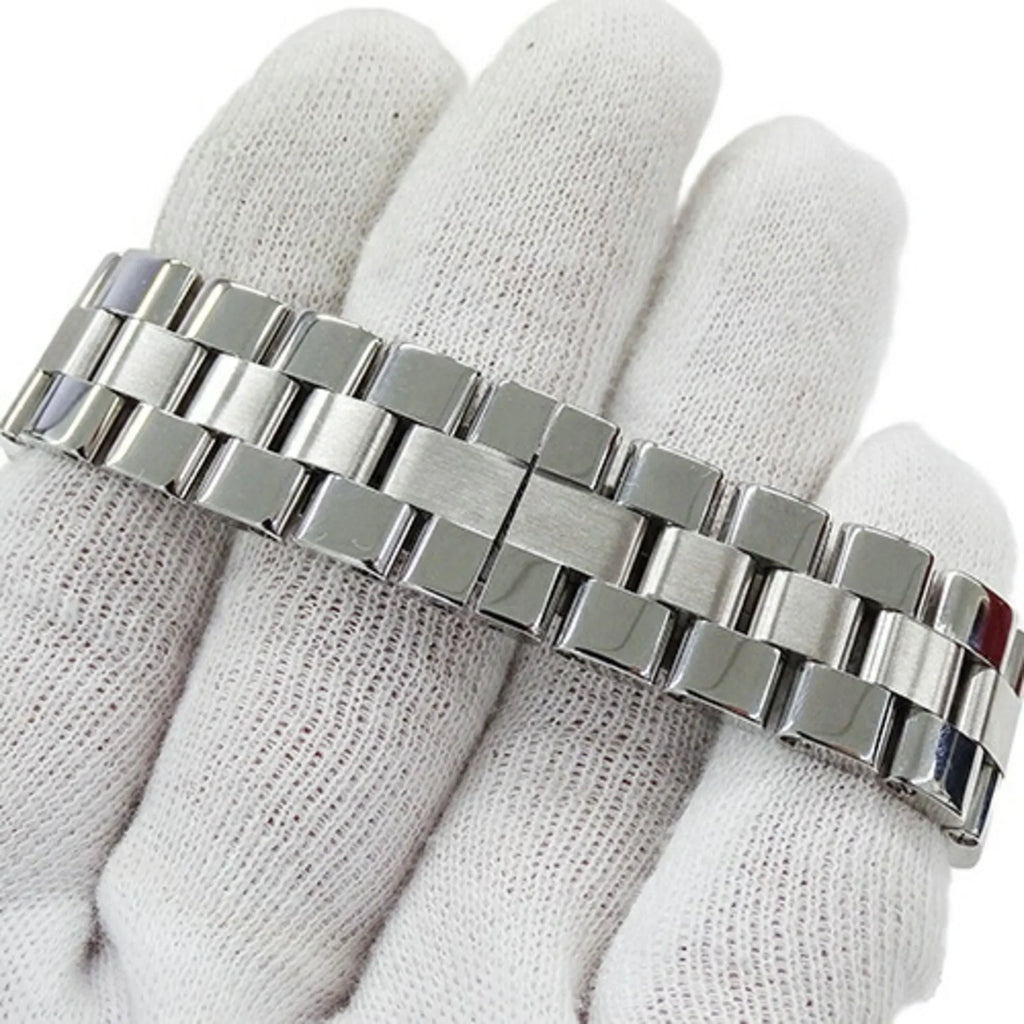 Stainless Ladies SS Steel Date Silver Quartz W62016V3 Cartier Pre-Owned (Fair) SM Roadster Polished Watch