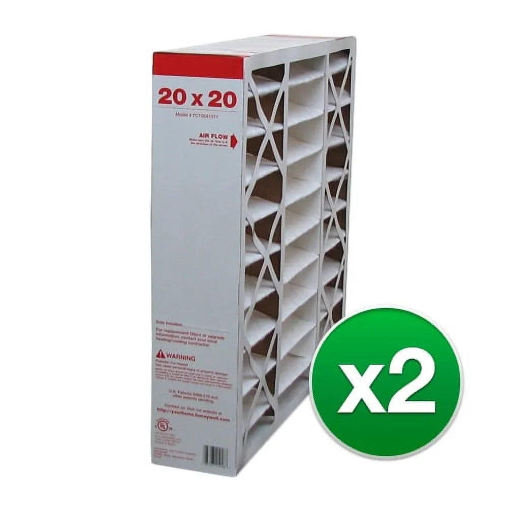 MERV Air Replacement Pleated 8 Filter Honeywell for 20x20x5 (2-Pack)
