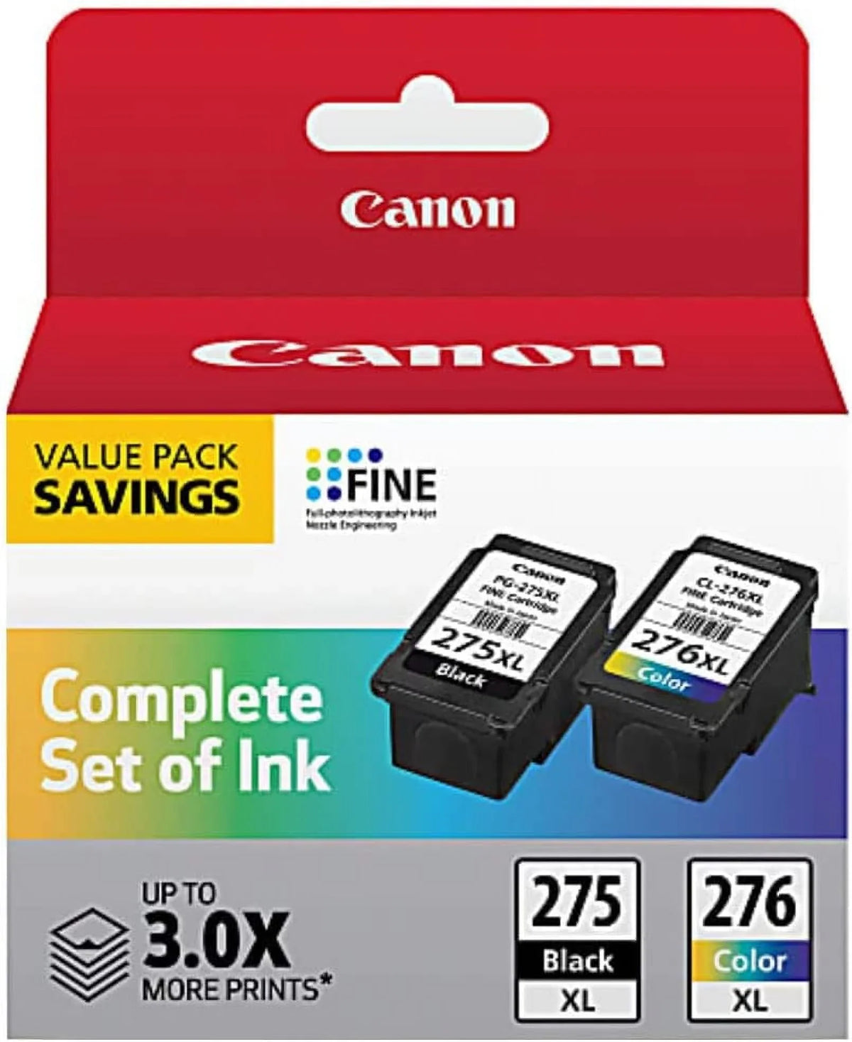 / Compatible Multicolor Printers TR4720 Ink for PG-275 PIXMA CL-276 Canon and to XL XL TS3522 Printer TS3520,