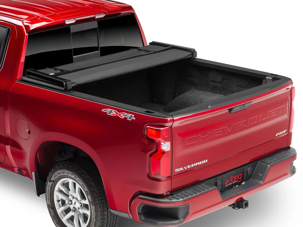 | (67.1") 5' 92475 RealTruck Cover 2015 2020 Soft Bed Folding Extang with Trifecta by Truck Bed Compatible 2.0 F-150 Tonneau - | 7"