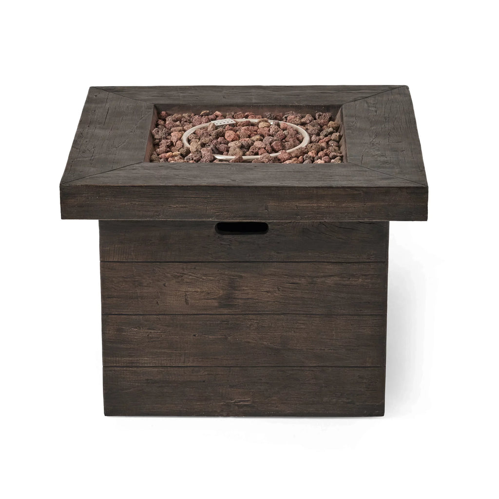 Ollie Pit, exterior 4-Seater with Brown Fire Beige Club Chat Mixed Wicker Set Chair and