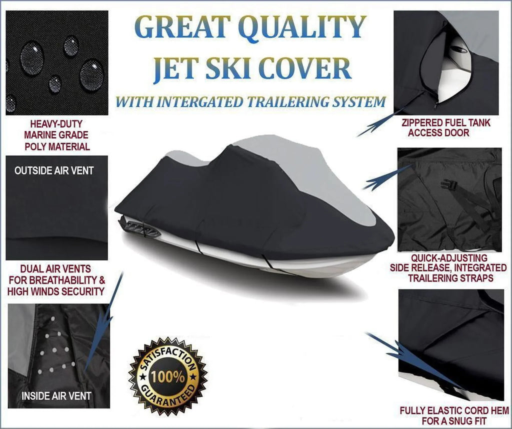 1994-1998 for / JT750 SUPER STX JET Kawasaki 750 PWC Compatible HEAVY-DUTY SKI 600D Cover