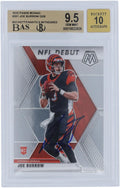 9.5/10 Rookie Cincinnati #261 - Witnessed Certified Subgrades Autographed Burrow 9,9.5,9.5,9.5 Fanatics Mosaic Joe Fanatics Authentic Authenticated Panini - 2020 Card Beckett Bengals