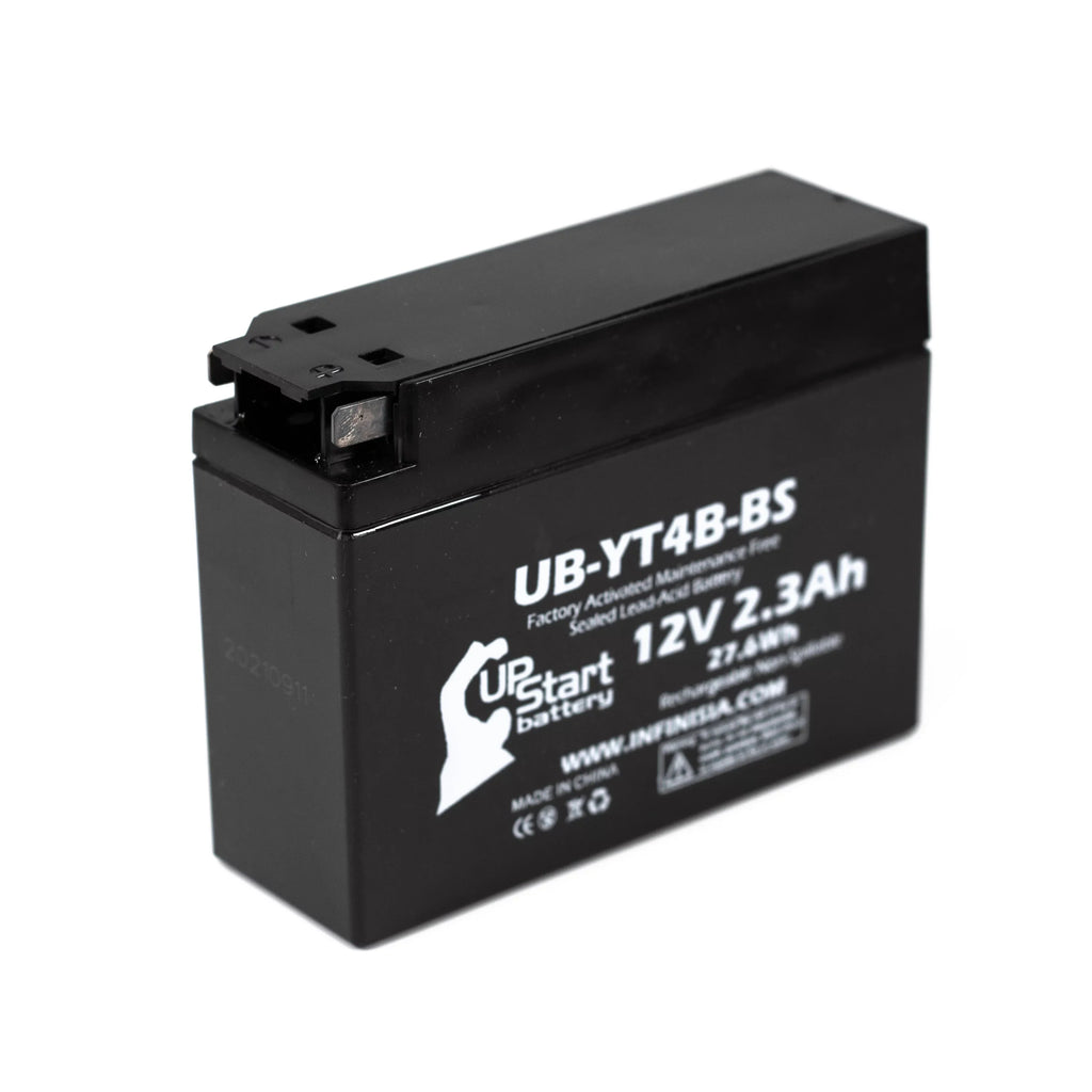 Motorcycle SR400 Maintenance 5-Pack UpStart 400CC Free, Battery Battery - 12V, UB-YT4B-BS Replacement Yamaha 2004 Factory 2.3Ah, for Activated,