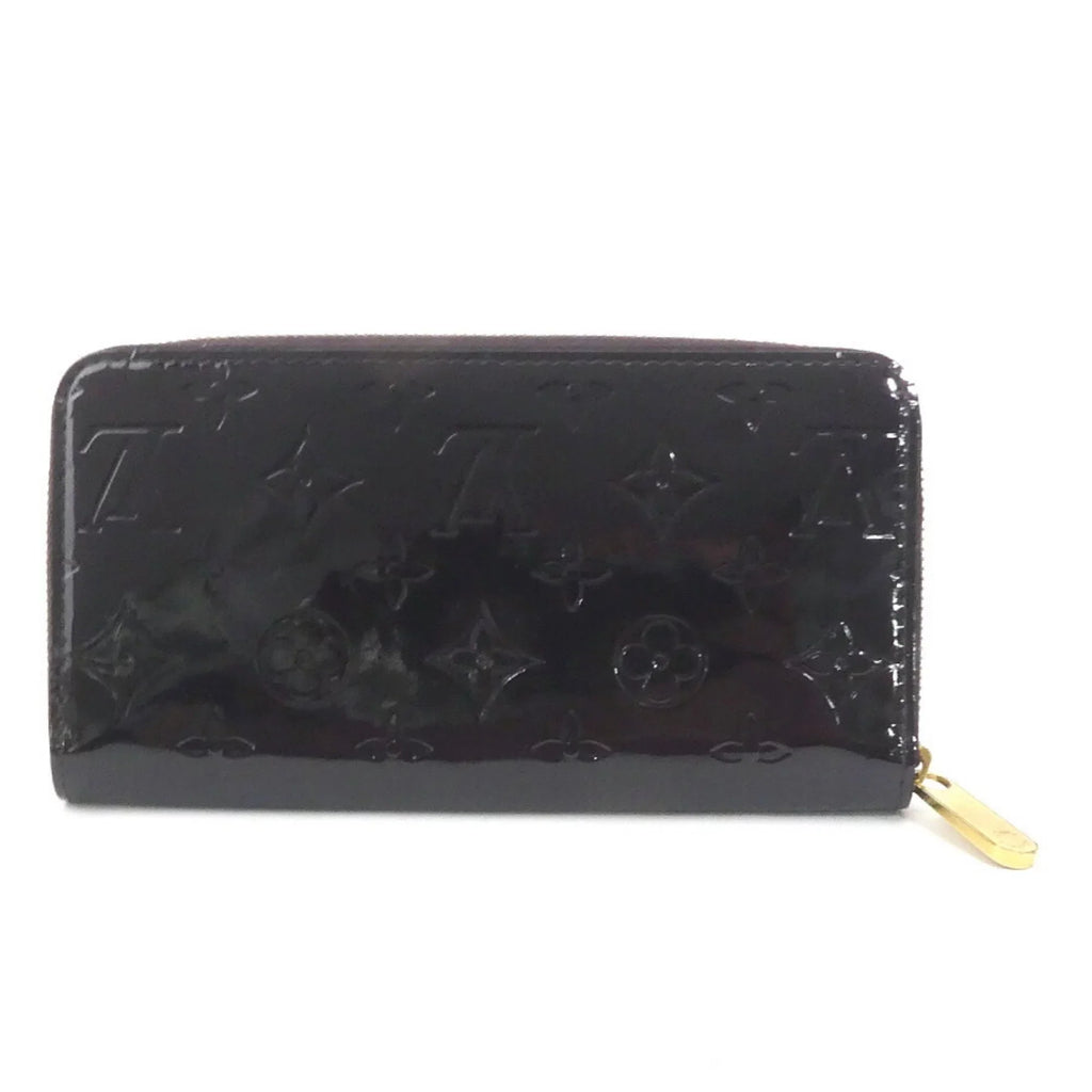 (Good) Pre-Owned M93522 Zipper Zippy Round Amaranto Verni Monogram Unisex Wallet Long