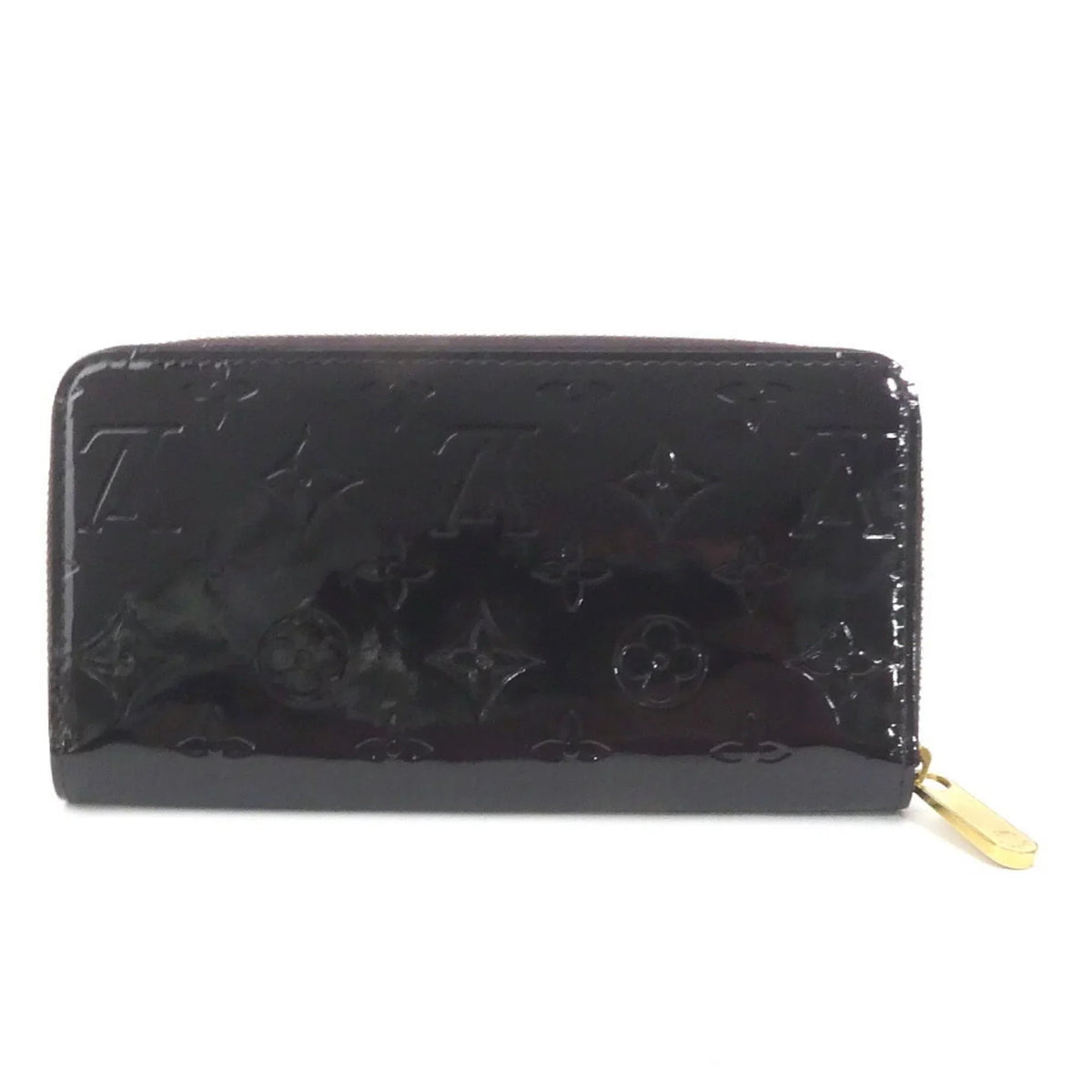 (Good) Pre-Owned M93522 Zipper Zippy Round Amaranto Verni Monogram Unisex Wallet Long