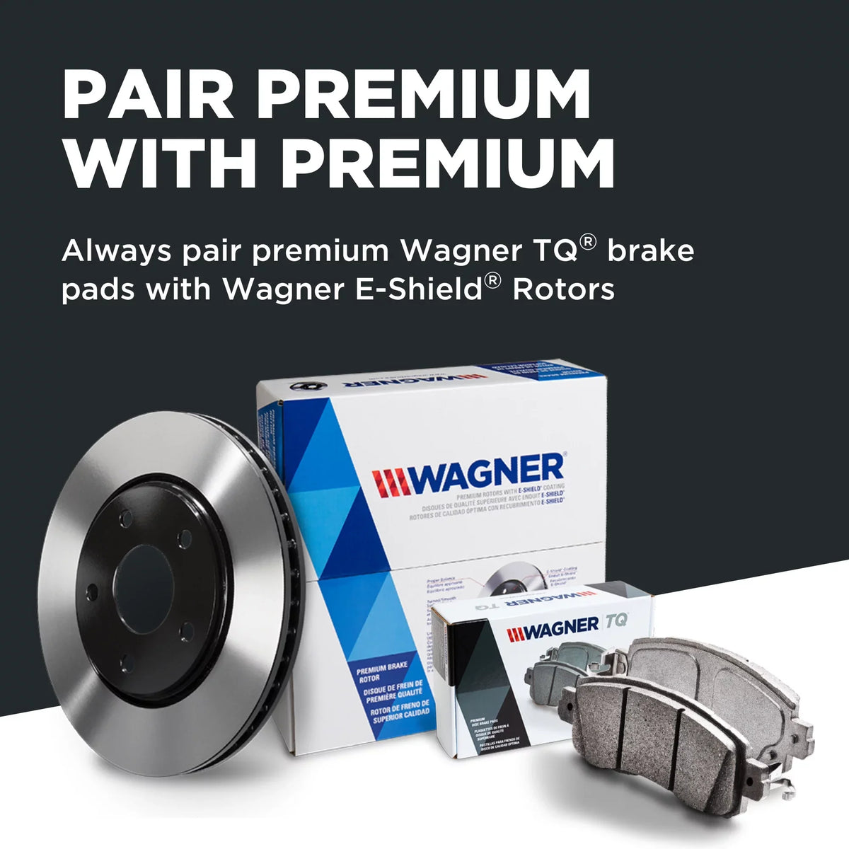 GENESIS GENESIS, QC1799 Pad Thermoquiet 2015-2016 Disc Brake select: Set Wagner HYUNDAI Ceramic Fits 2017 G80