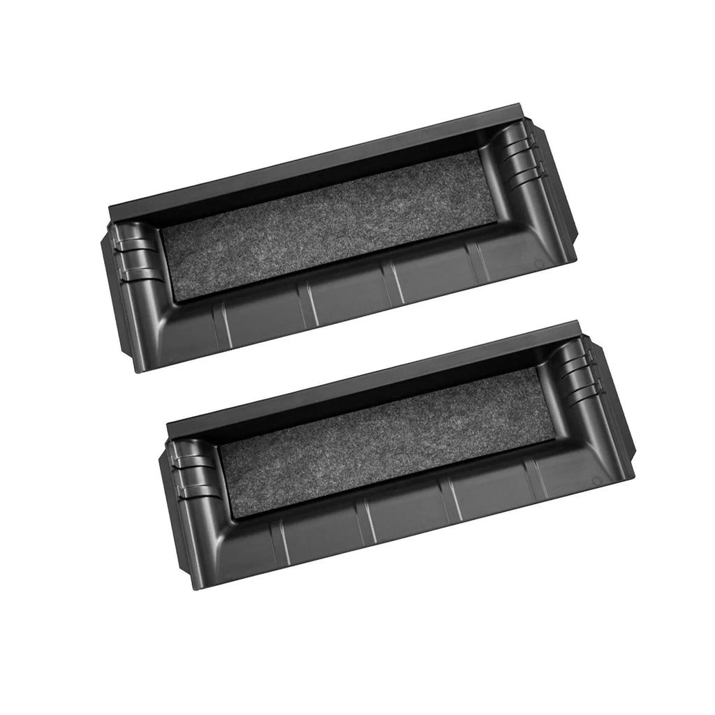 Box Accessories Interior Hidden under Car 2Pieces Storage Tray Hidden Seat Decoration