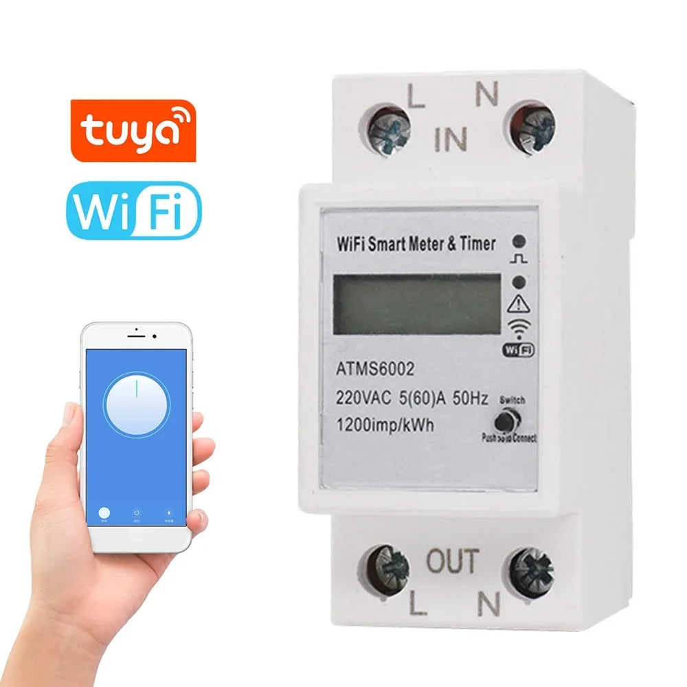 No Meter APP Intelligent Remotes Meter Meter Control Walmeck Energy Manual Meter Home Meter Home Electric Mobilephone Need Electric Reading WiFi Intelligent Electric Intelligent Timer