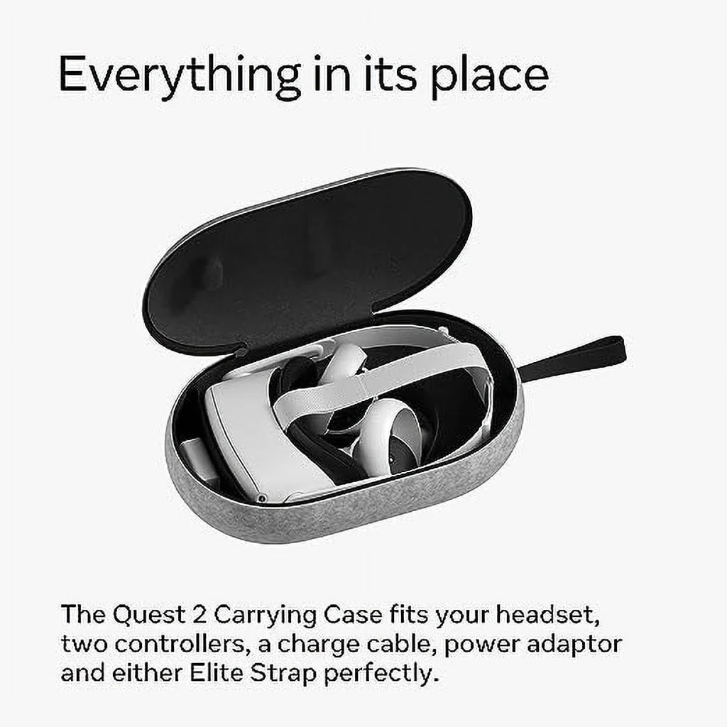 Open Quest - VR Lightweight 301-00369-01 Carrying Portable Box Case Protection GREY 2