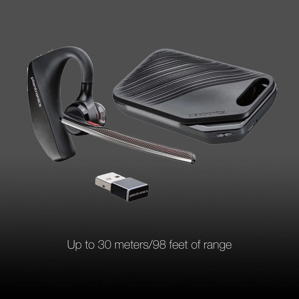 Plantronics PC, Softphones, Voyager 5200-UC 206110-01 Tablets Bluetooth MaC, - - Headset Compatible with Smartphones,