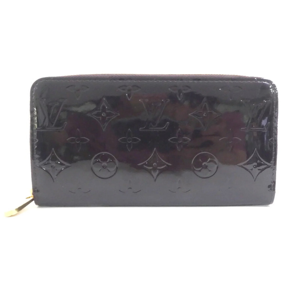 (Good) Pre-Owned M93522 Zipper Zippy Round Amaranto Verni Monogram Unisex Wallet Long