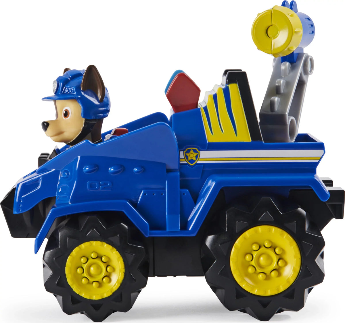 Rev Dinosaur Deluxe Up Patrol, Vehicle Rescue Chase’s with Dino Mystery PAW Figure