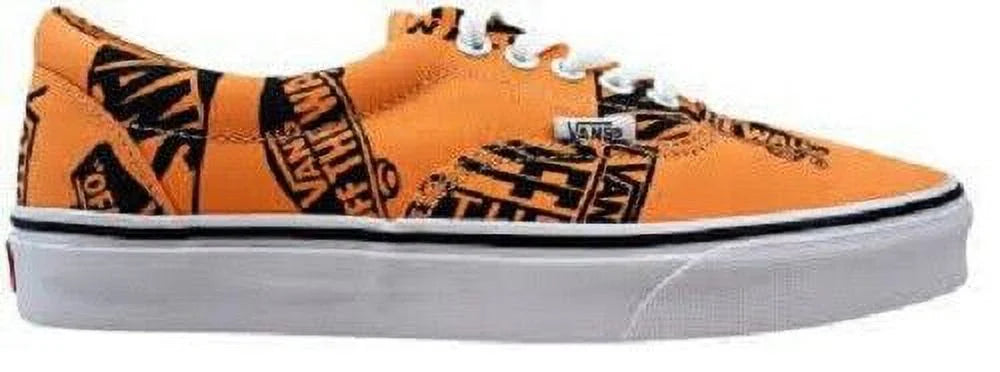 9.5 SHOES LOGO VANS NEW CLASSIC TANGERINE/BLACK MEN ERA LOW dimension MIX SKATEBOARD