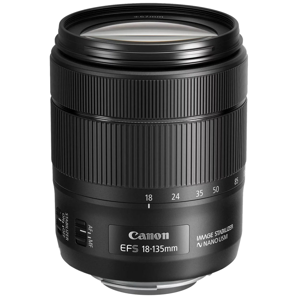 Lens Memory Camera 32GB + Bundle Canon USM Accessory with ZeeTech DSLR IS SanDisk 90D + Card EOS 18-135mm