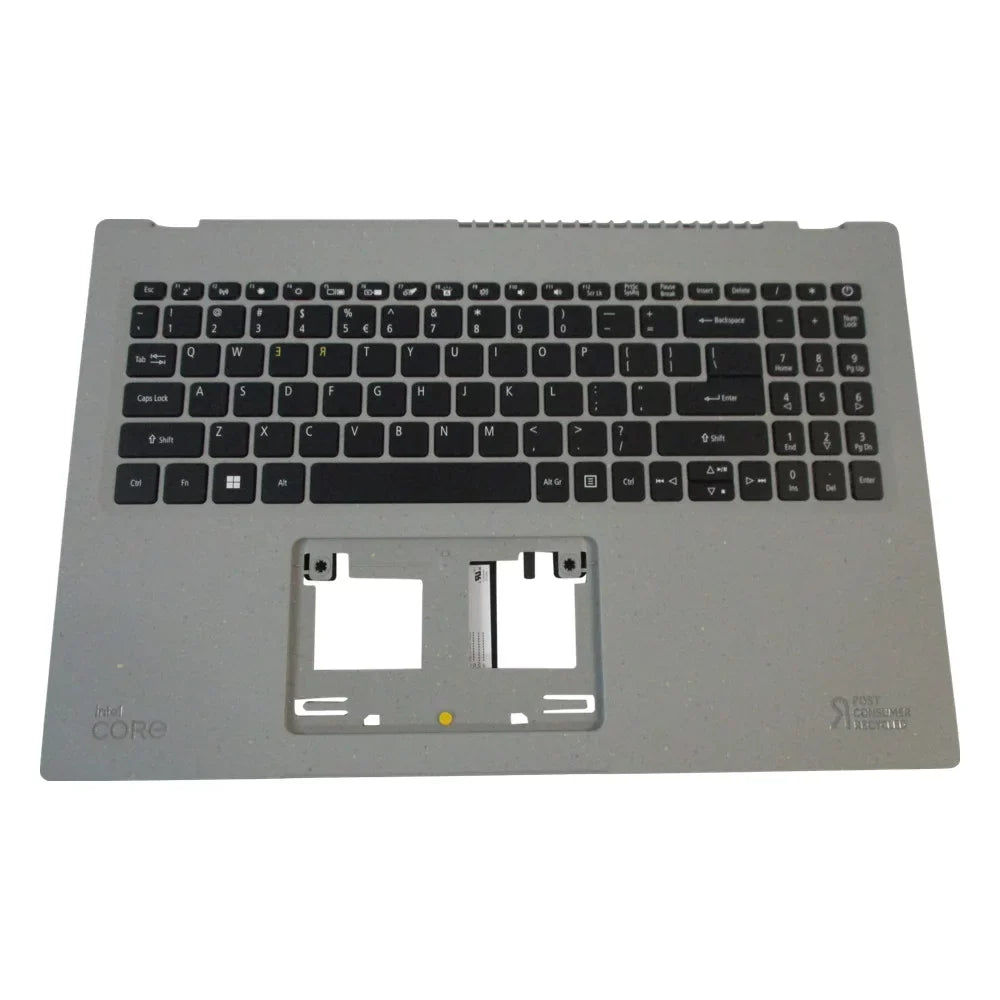 Palmrest Backlit Acer Green w/ 6B.AYCN2.001 Keyboard Aspire AV15-51 Gray Vero