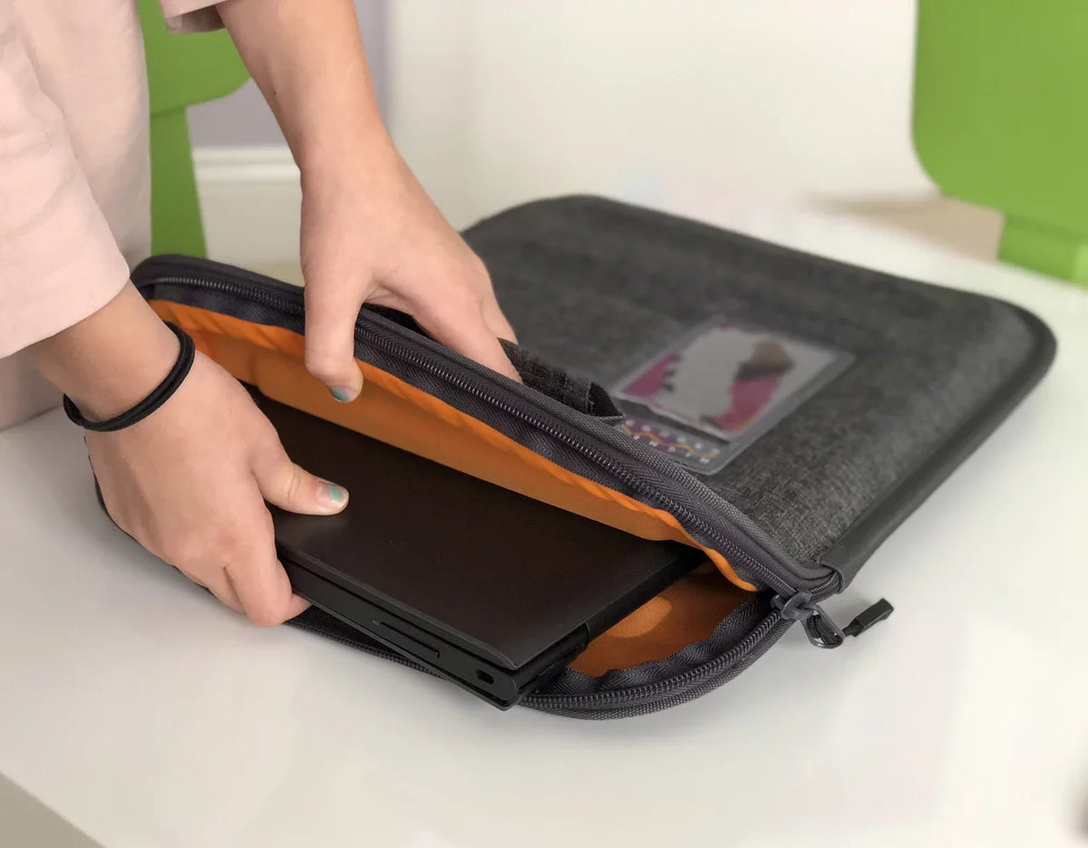 Plus w/ CAPPL011GRY Ground 11" Model Capsule Case Higher Laptop Pocket