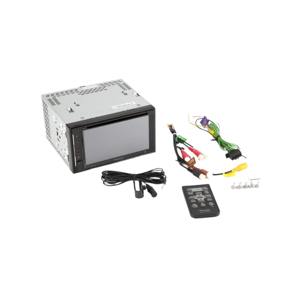 Suburban DIN 6.2" Chevrolet 2003-2006 Kit/in-Dash AVH-241EX Touchscreen Bundle Bluetooth/Backup KIT4858 Digital with W/ DVD/CD Double Camera/Installation for Receiver AM/FM Car Stereo Media Pioneer